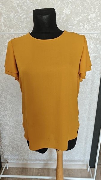 Women New Look Shirt Gold 44