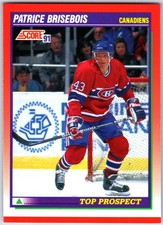 1991-92 Score Canadian English #272 Patrice Brisebois