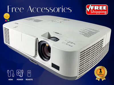 #ad REFURBISHED 3LCD Projector for Home Theater amp; Work 3000 Lumens 2160p ECO Mode 🎥 $113.90