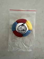 Bomb Footbags The Kaboom White Red Blue Yellow Hacky Sack Bag VIRAL 12 Panel NEW