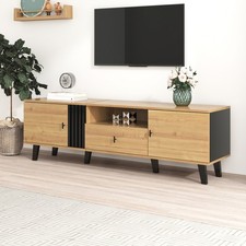 TV Stand Cabinet, TV Unit TV Console Table with Drawer, Shelf Storage Organizers