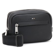 Image of Hugo Boss Ray_MN Monostrap Shoulder Bag for Men, Black, 50548019 leather