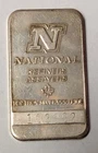 National Refiners Vintage Silver Bar 1 oz .999 Silver - A757
