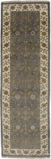 2'6 X 7'10 Handmade Oushak Oriental Runner Rug Floral Design Hallway 3X8 ft