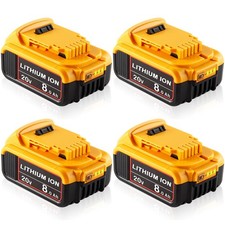 Pack For DeWalt 20V 20 Volt Max XR 8.0AH Lithium Ion Battery DCB206-2 DCB205-2