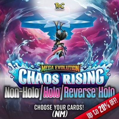 Chaos Rising (Non-Holo/Holo/Reverse Holo) pick your card! Complete your set!