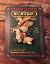 Vtg Boyds Bears  Friends The Bearware Collection Brooch Pin Bears Hares NWT New
