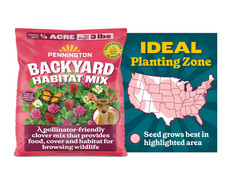 Pennington Backyard Habitat Wildlife Clover Seeds and Grass Seed Mix, 3lb