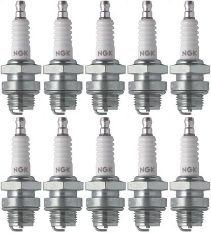 Set of 10 NGK Standard Spark Plugs ski-Doo OLYMPIQUE 1977 Engine 440cc