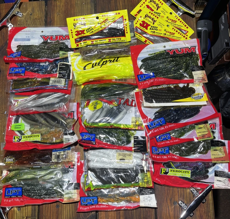BERKLEY Rubber fishing lures *(*(*(LOT OF 25)*)*)*