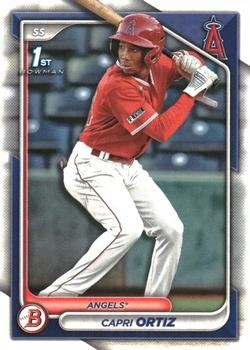 Capri Ortiz 2024 Bowman BP-73 Los Angeles Angels Baseball Card - Picture 1 of 2