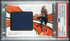 2018 Panini Immaculate Mikal Bridges The Standard Rookie Patch PSA 9 Auto RPA RC
