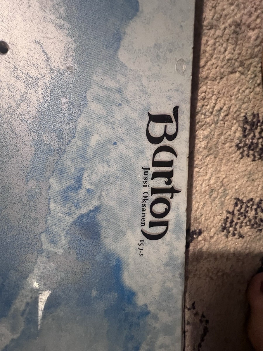 Burton Jussi Oksanen 157.5 cm Snowboard -Rare Vintage | eBay