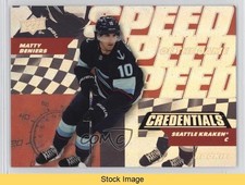 2022-23 Upper Deck Credentials Speed of the Game Rookies Matty Beniers READ 05ds