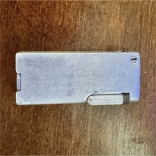 Gray USA Vintage Silver Tone Flip Top Metal B...