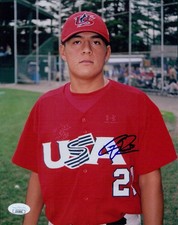 Chris Perez Team USA Signed 8x10 Glossy Photo JSA Authenticated