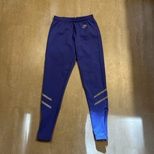 Vintage 90s Nike International Track Pants Womens Med Purple Lightweight Zip Leg