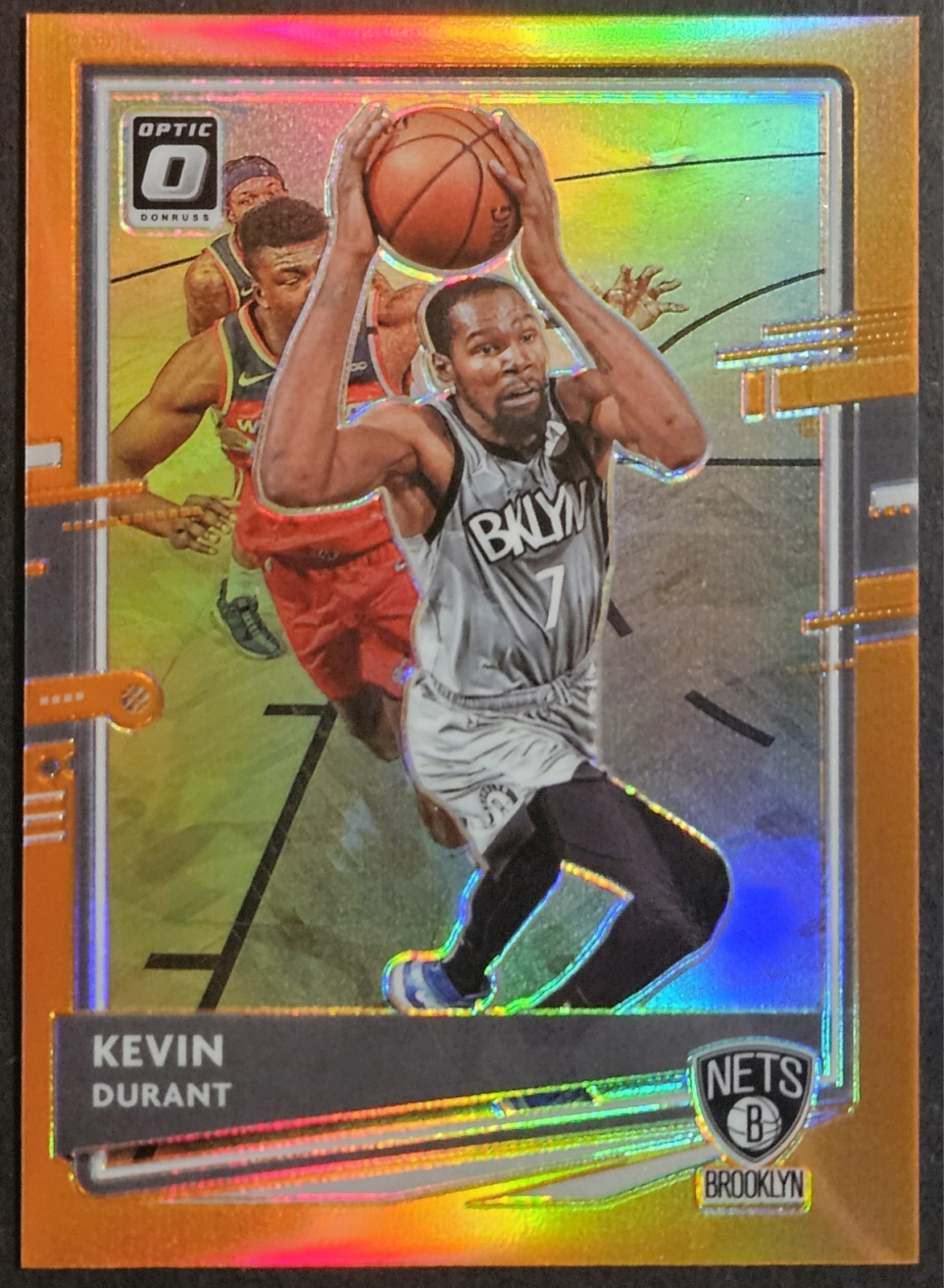 2020-21 Panini Donruss Optic Orange Prizm #136 Kevin Durant SP /199