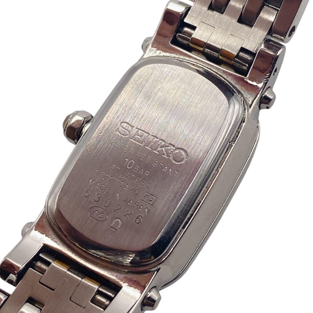 SEIKO 15Pダイヤ シルバー×ゴールド レディース腕時計 1076 Seiko 15P Diamond Silver Gold Women'S Watch 1076 | eBay