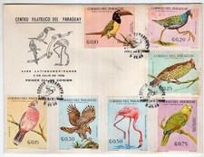 PARAGUAY, BIRDS, 1969, FDC