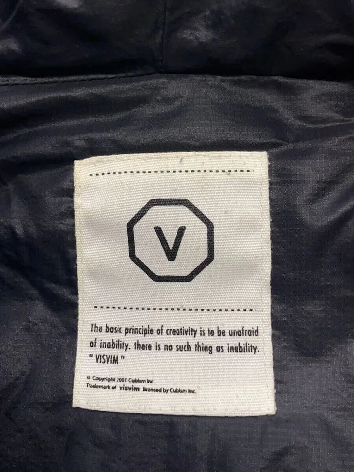 visvim down Jacket black M Used - Image 3 of 4
