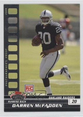 2008 Topps Stadium Club Photographer's Proof /199 Darren McFadden Rookie RC 11pj