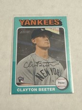 Nationals Clayton Beeter 2024 Topps Heritage High Number SP Aqua Border #706