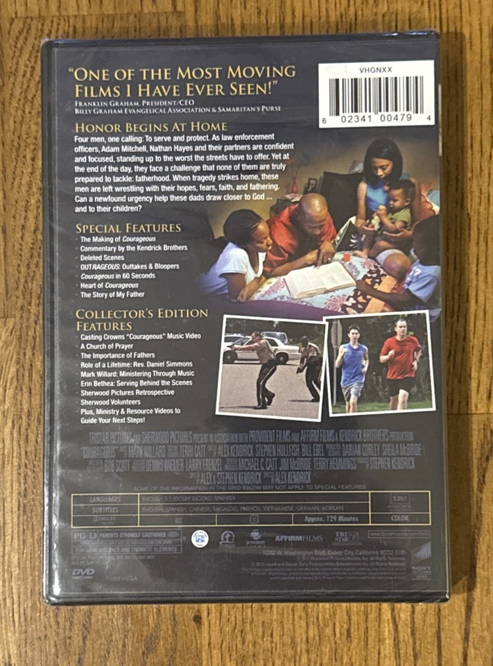 Courageous (DVD, Exclusive Collector's Edition) BRAND NEW SEALED - Image 2 of 4