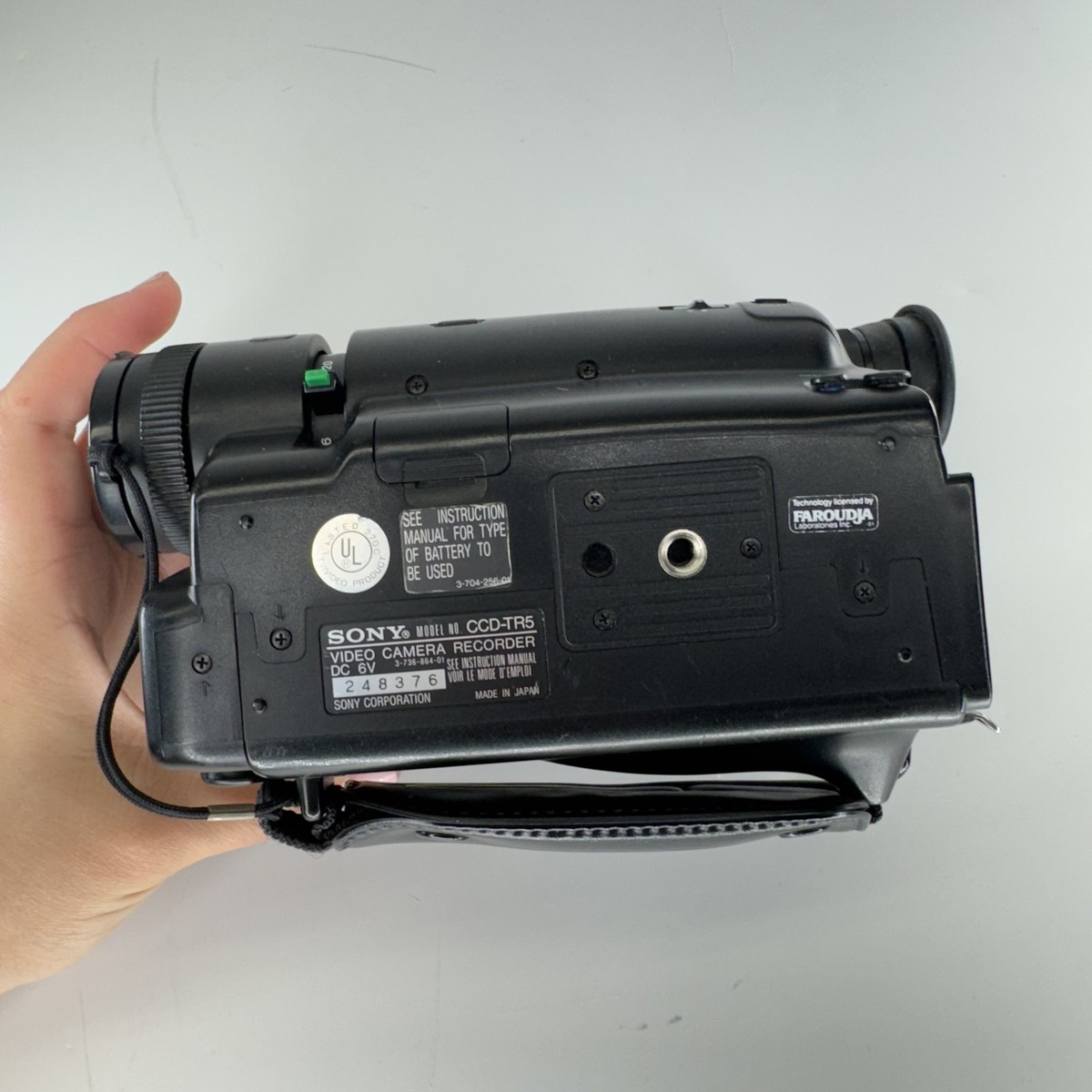 SONY VideoHi8 Handycam CCD-TR1 ⑤ Sony CCD-TRV815 Hi8 Video Camera Handycam Vision 72x Digital Zoom