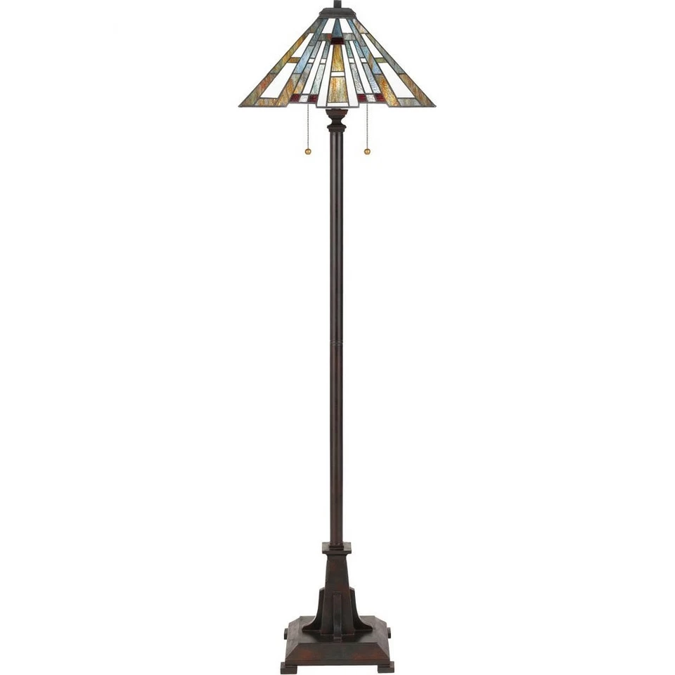 Maybeck - Lámpara de pie de 2 luces - Lámpara de pie de 62 pulgadas de alto Iluminación Quoizel Foto 3 de 3