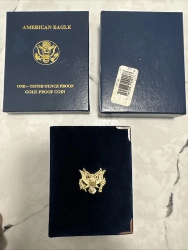 2010 American Eagle 1/10 Ounce Gold Proof Coin In Case With Paperwork