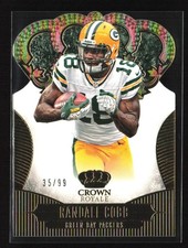 2013 Panini Crown Royale - Gold Die-Cut Crown 35/99 Randall Cobb #74