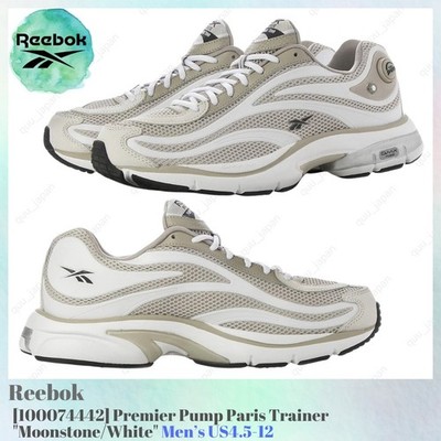 Reebok Premier Pump Paris Trainer Moonstone White 100074442 Men's US4.5-12 NEW