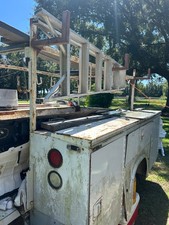 Knapheide Service Body To Go On Truck Compartments On Both Sides Ladder Rack