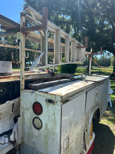 Knapheide Service Body To Go On Truck Compartments On Both Sides Ladder Rack