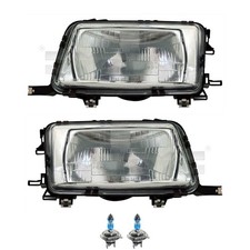 Scheinwerfer Set links rechts inkl. OSRAM Lampen H4 für Audi 80 8C B4 8C5
