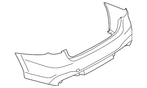 Genuine Subaru Bumper Cover 57702AN10B