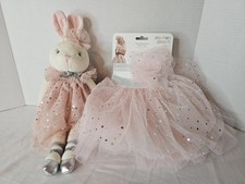 Tutu and Headband with Large Bunny Plush