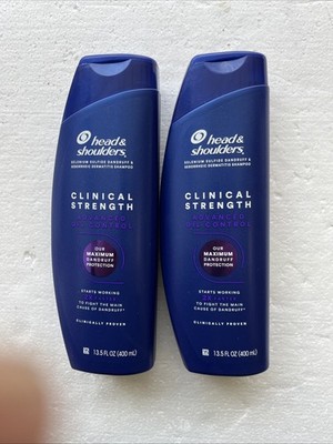 2 x Head Shoulders Clinical Strength  Advanced Oil Control Shampoo 13.5 oz Each