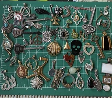 Misc pendant lot Junk Jewelry