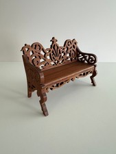 Handmade Victorian Fretwork Doll Sofa   7 x 5...