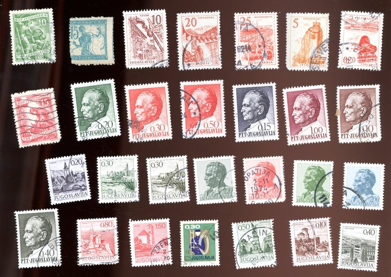 stamps-Yugoslavia-lot of 28-lot 48