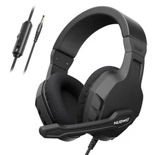 NUBWO U3 Gaming Headset with Mic for PC, PS4, PS5, Xbox 1, Mac, Switch, Black 