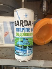 Vintage Rare Version Bardahl Marine Fuel Dryer 15oz Advertising Can Nice Colors