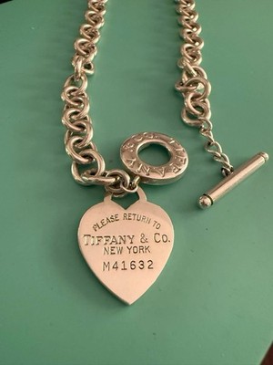 Tiffany Co. Necklace, Return to Tiffany Heart Toggle Necklace 16