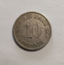 M&uuml;nze 10 Pfennig 1907 J, Deutsche Reich