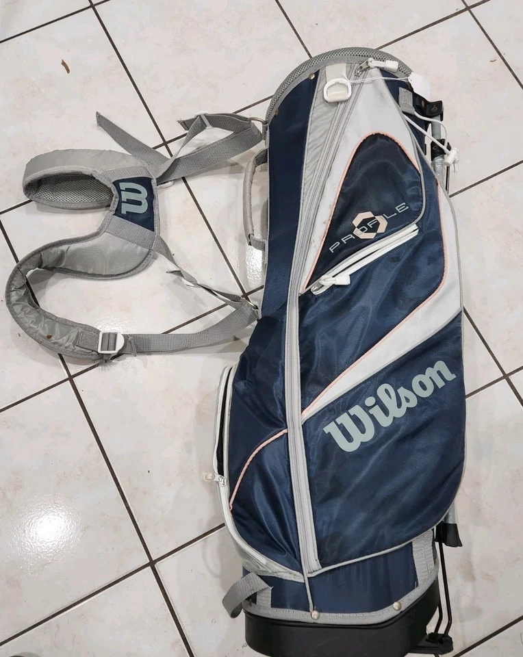 Carro de golf ⛳️ Bolso de mujer WILSON PROFILE XD con correa de hombro de 7 divisiones todo trabajo con cremallera Foto 3 de 4