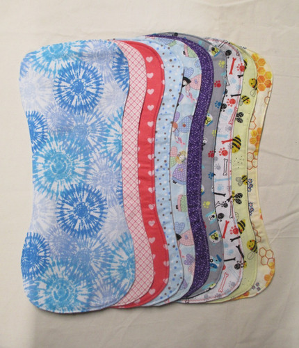 Handmade Baby/Infant Burp Cloths-Choose From Various Patterns-Buy More & Save !!