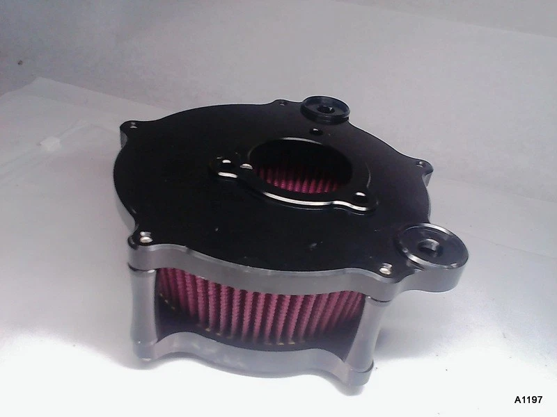 Filtro de admisión de filtro de aire RSD para Harley Softail Dyna Touring Trike 2008-2016 Foto 4 de 4