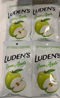 4 Bags Luden's Green Apple Flavor Throat Drops 25 Count- Exp 9/25 SEALED Ludens